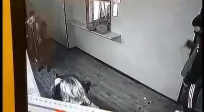 Classic Russian after party brawl