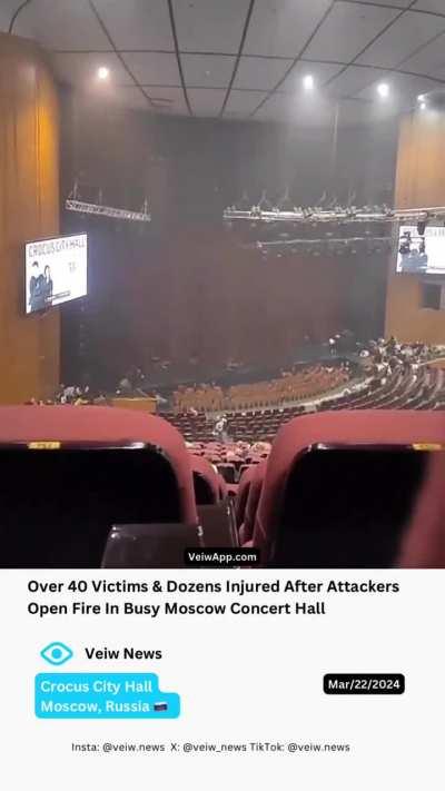 Over 40 killed in Moscow concert hall 