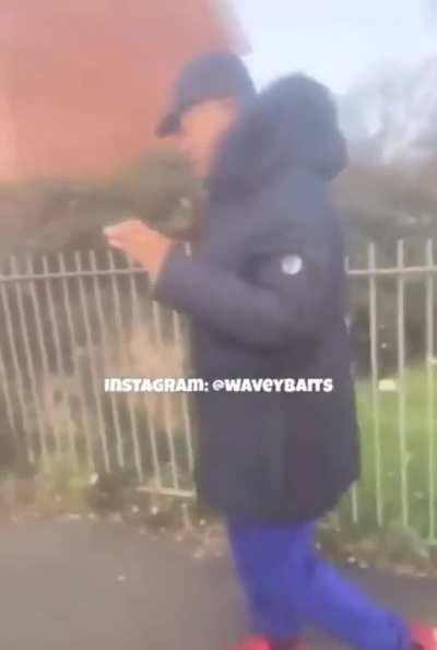 To beat up a helpless elderly man