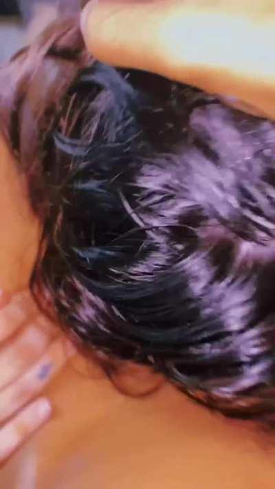 Balls Sucking While Cock Worship Leads Deepthroat Face Fuck