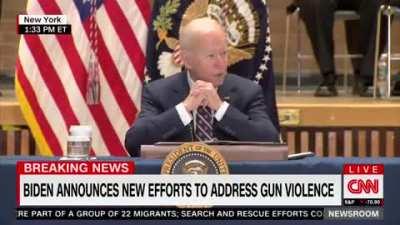 Biden Claims a Glock with a 40-Round Magazine is a “Weapon of War”