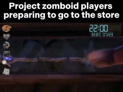 Project zomboid preparing to take out the trash