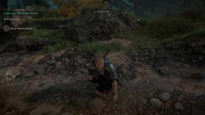 Just found out Eivor can have a wash in the stream just next to the Settlement