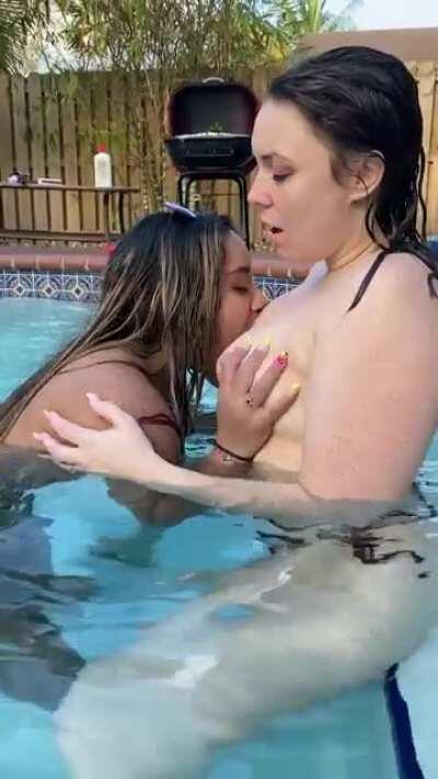 Our hubbys dared us to have fun together