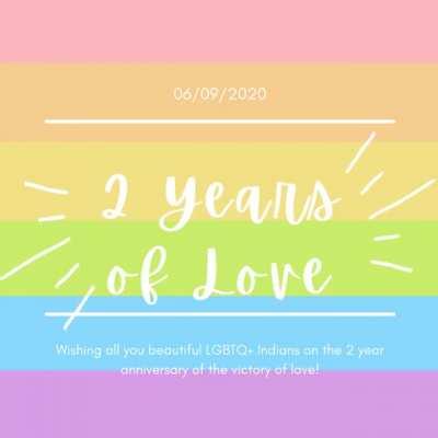 Conratulations on 2 Years without Section 377!