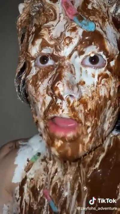 So close to his eyes too