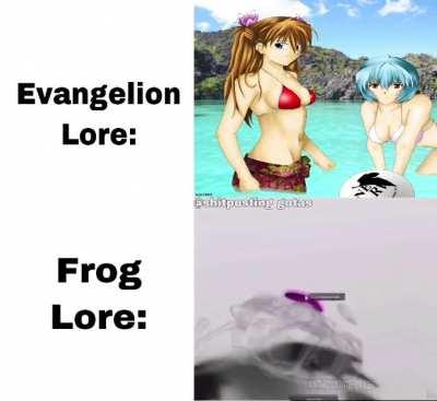 Evangelion Lore vs Frog Lore