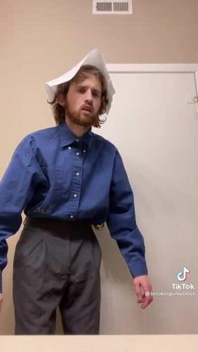 Pretending to be mentally disabled is cringe right