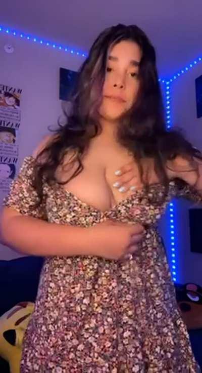 Would you let me bounce my Venezuelan boobs on your face?