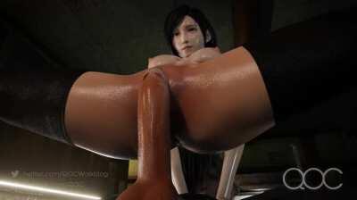 Tifa being a tease (QOC)