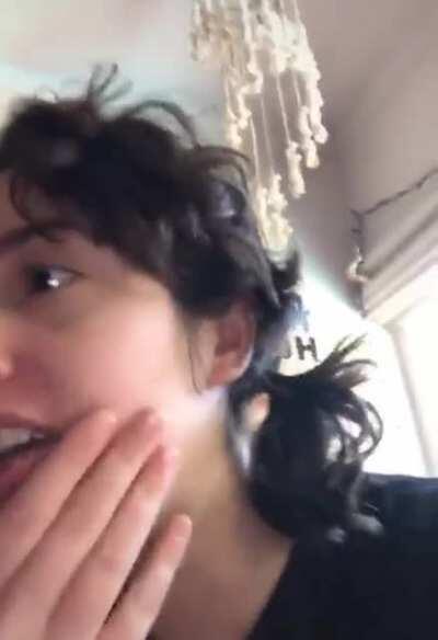 Girls glass desk randomly explodes.