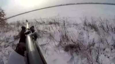 POV Video from a North Korean source of a Ukrainian FPV strike in the Kursk Region [24.12.24]