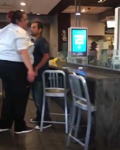 When the manager is tired of you complaining about the milkshake machine being down.