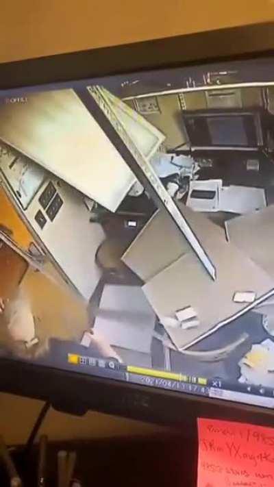 When you say fuck you to the building but it fucks you right back