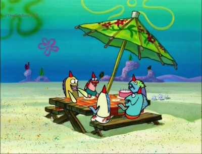 Spongebob becomes a average griefer (OC)