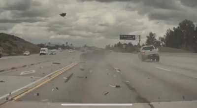 Crazy random accident - no chance of escape.