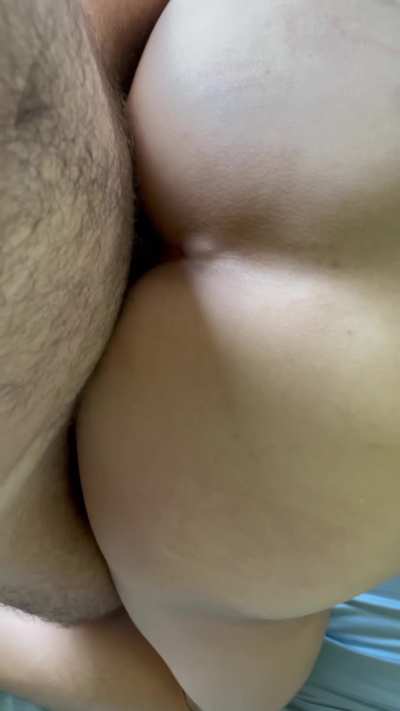 Loved how this daddy played with my smooth hole before plunging his cock deep inside me