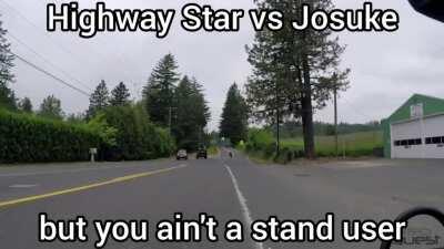 I think cops won't believe that he was chased by two feet