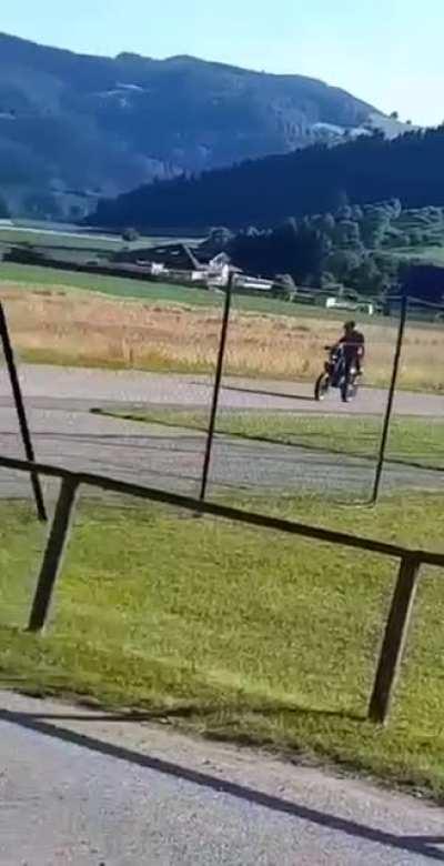 Trying to do a flip on a short jump