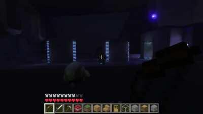 Just some Minecraft gameplay in the wrong sub. Nothing to see here.