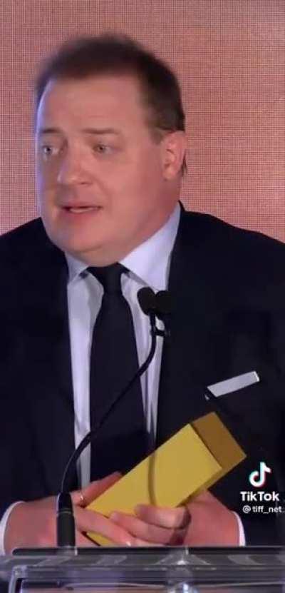 Brendan Fraser: “Thank you for keeping me in the job I love”