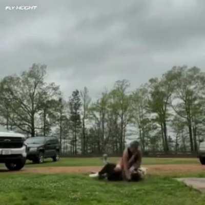 She brought a Baseball Bat to a fist fight - still got fucked up 😂😂