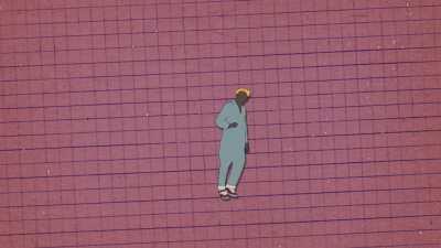 rotoscope animation of Tyler dancing