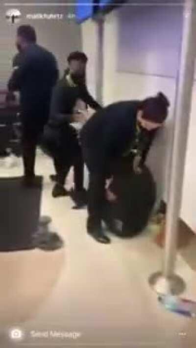 Apparently their flight to Philadelphia got delayed down in Fort Lauderdale