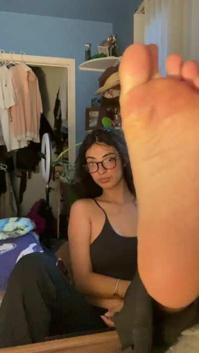 Fresh out the the shower soles.