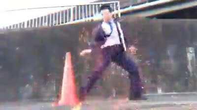 Kensetsu Genba, Wielder of the Traffic Cone