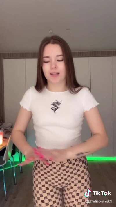 maybe make a tik tok without clothes? 🥵