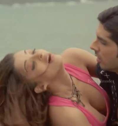 Her awesome cleavage