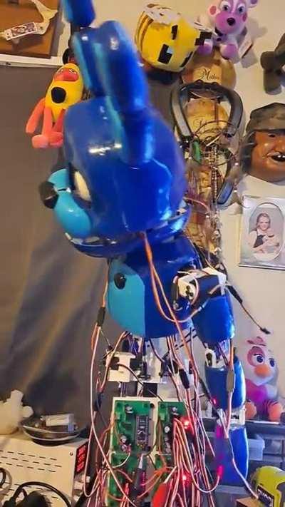 He is so top-heavy I have to use three clamps to hold them down