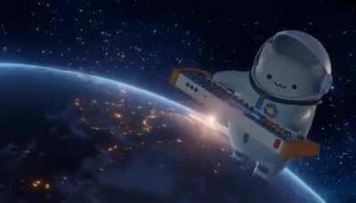 The prophecy was foretold, it is said, one day a cat will come and take us to the moon.....