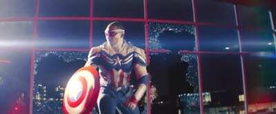 Captain America (Sam Wilson) in Spider-Man 3 (2007)