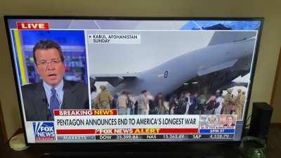 Fox News is just a recording of a camera on a television