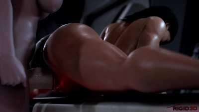 Ashley x Femshep (Rigid3D) [Mass Effect]