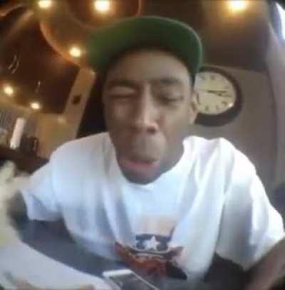 When your parents force you to eat something you don’t like: