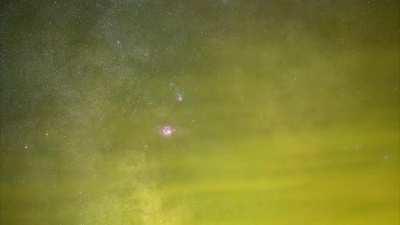 Milkyway core : Lagoon, Trifid and stars cloud