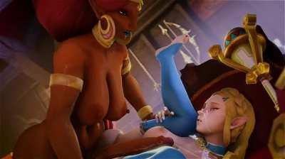 Zelda & Futa Urbosa (Blackjr) [The legend of Zelda]