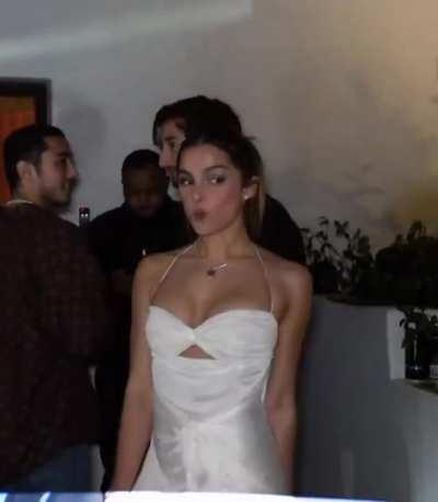 Out in a white dress 2