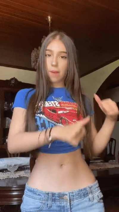 She really has an Insane Waist...