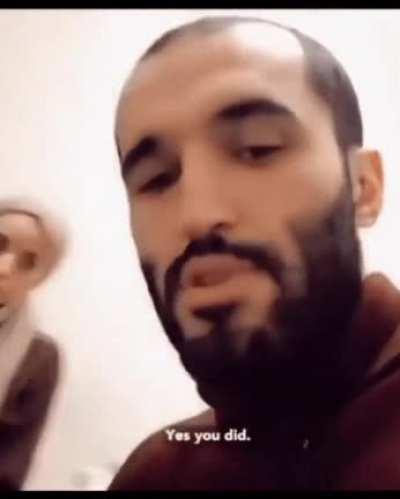 At least she looks happy