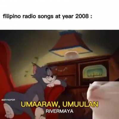 Listening to the Philippine FM radio stations wayback 2008 be like: