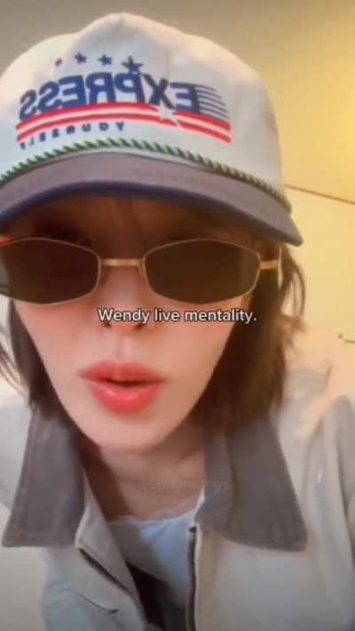 Wendy live too funny