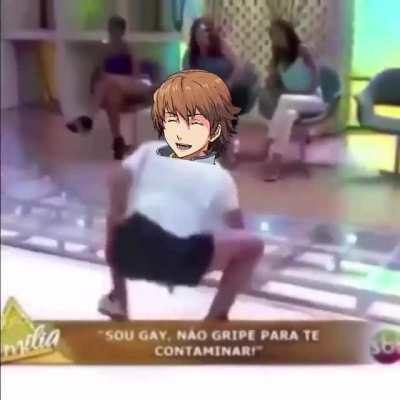 When you're exploring the final dungeon and start a battle