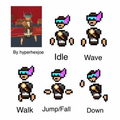 I decided to try making some new sprite animations!