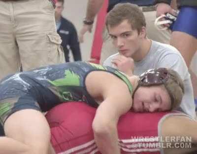 At this moment Kyle decided to become a wrestler