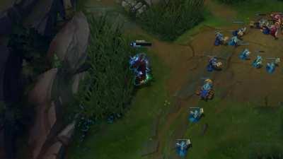 just two toplaners trading flashes