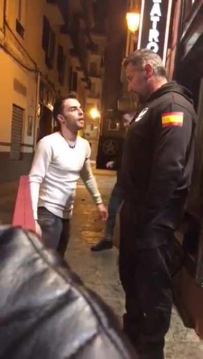 WCGW picking a fight with a stronger person